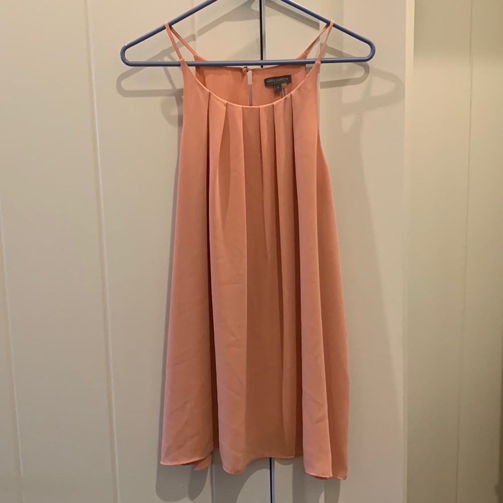vince camuto pleated blouse